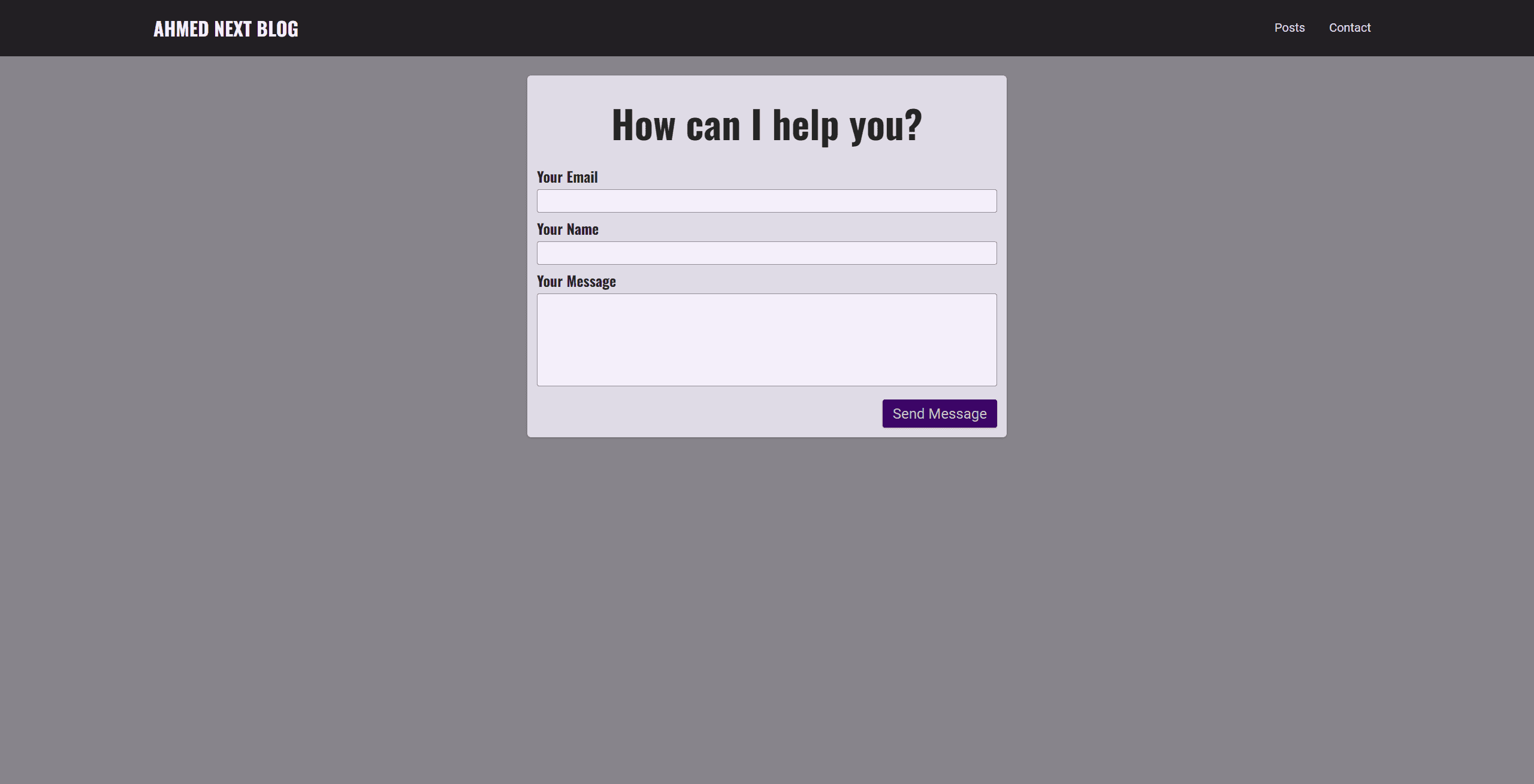 portfolio-Blog Application